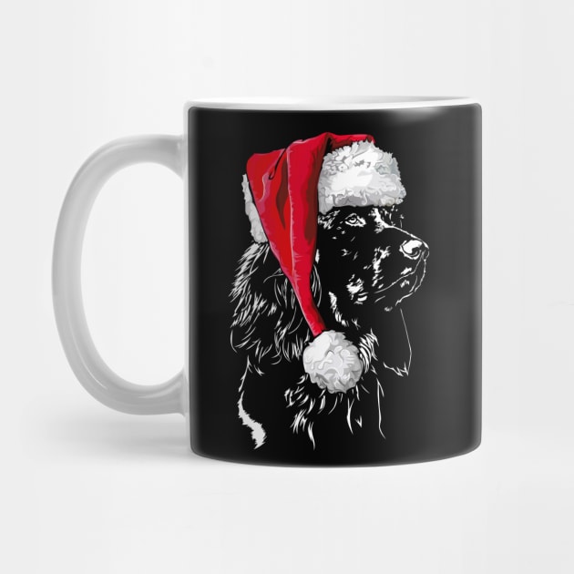 Funny German Longhaired Pointer Santa Christmas dog mom by wilsigns